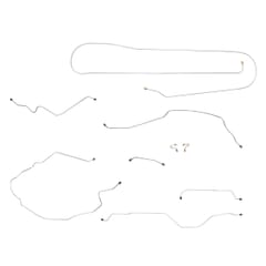 (1967) Brake Line Set - 2wd - Longbed - Coil Springs - Power